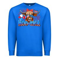 True Royal moo rica Premium Sweatshirt - CowhideDigitalArt