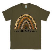 Army Green Be Kind Rainbow Classic Tee - Bettercallsaul