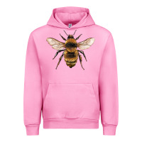 Fuchsia Pink bee Urban Hoodie - Artiststas