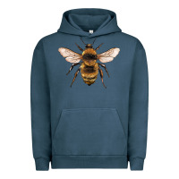 Pigment Midnight Navy bee Urban Hoodie - Artiststas