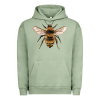 Pigment Oil Green bee Urban Hoodie - Artiststas