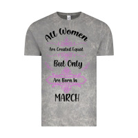 Cloud Rock all women are created equal but only the smartest are born in march Vintage Tee - Bettercallsaul