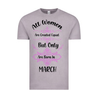 Vintage Zinc all women are created equal but only the smartest are born in march Vintage Tee - Bettercallsaul