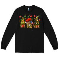 Black Christmas Army Gnomes 4th of july Long Sleeve Tee - HowdyJamesFarm