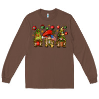 Chestnut Christmas Army Gnomes 4th of july Long Sleeve Tee - HowdyJamesFarm