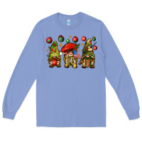 Colony Blue Christmas Army Gnomes 4th of july Long Sleeve Tee - HowdyJamesFarm