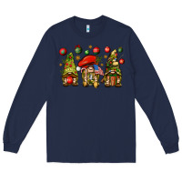 Navy Christmas Army Gnomes 4th of july Long Sleeve Tee - HowdyJamesFarm