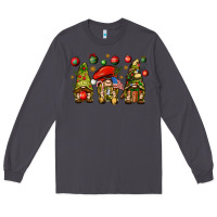 Smoke Christmas Army Gnomes 4th of july Long Sleeve Tee - HowdyJamesFarm