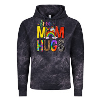Cloud Black Free Mom Hugs with Butterflies Vintage Hoodie - texasbilliewilder