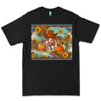 Black Fall heifer cow Premium Tee - RanaPortraitStore