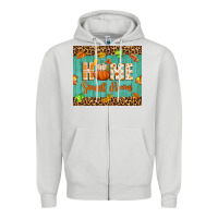 Dove Grey home sweet home Zipper Hoodie - BundleAndBundleShop