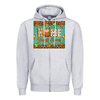 Heather Grey home sweet home Zipper Hoodie - BundleAndBundleShop