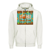 Oatmeal Heather home sweet home Zipper Hoodie - BundleAndBundleShop