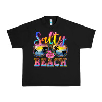 Black Salty beach Urban Heavy Tee - NancyCooperArtShop