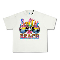 Pistachio Salty beach Urban Heavy Tee - NancyCooperArtShop