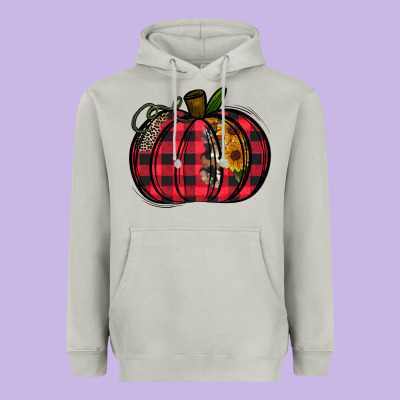 Buffalo Pumpkin Heavyweight Hoodie Designed By Cowhidedigitalart