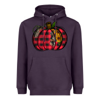 Plum Buffalo Pumpkin Heavyweight Hoodie - CowhideDigitalArt