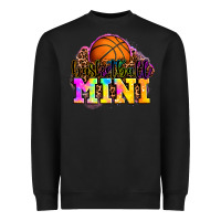 Black basketball mini Heavyweight Sweatshirt - OliviaCreatesArt