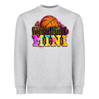 Heather Grey basketball mini Heavyweight Sweatshirt - OliviaCreatesArt