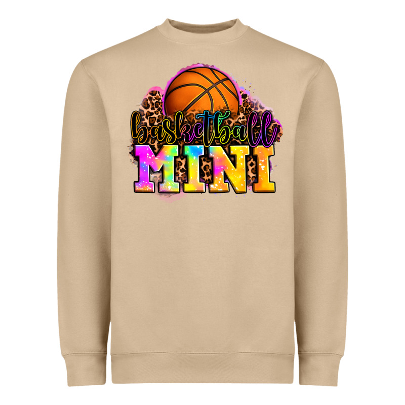 Basketball Mini Heavyweight Sweatshirt by OliviaCreatesArt | Teevron