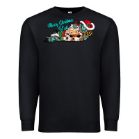 Black merry christmas y'all kentucky Premium Sweatshirt - CowhideDigitalArt