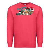 Cardinal merry christmas y'all kentucky Premium Sweatshirt - CowhideDigitalArt