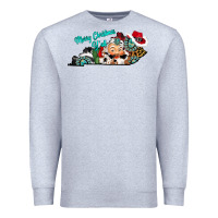 Heather Grey merry christmas y'all kentucky Premium Sweatshirt - CowhideDigitalArt