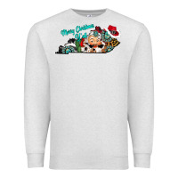 Oatmeal Heather merry christmas y'all kentucky Premium Sweatshirt - CowhideDigitalArt
