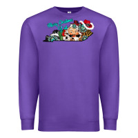 Purple merry christmas y'all kentucky Premium Sweatshirt - CowhideDigitalArt