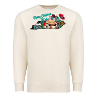 Sandshell merry christmas y'all kentucky Premium Sweatshirt - CowhideDigitalArt