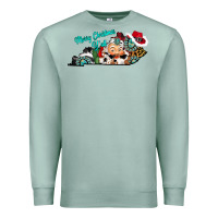Seafoam merry christmas y'all kentucky Premium Sweatshirt - CowhideDigitalArt