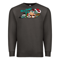 Smoke merry christmas y'all kentucky Premium Sweatshirt - CowhideDigitalArt