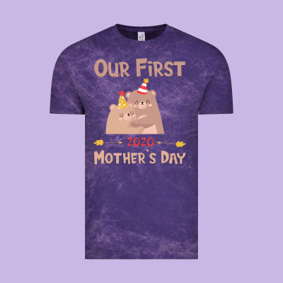 Our First Mother's Day Vintage Tee Designed By Bettercallsaul