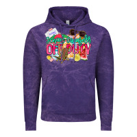 Cloud Purple School counselor off duty Vintage Hoodie - NancyCooperArtShop