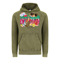School Counselor Off Duty Vintage Hoodie | Teevron