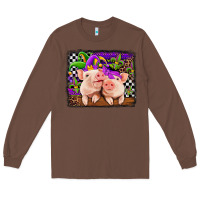 Chestnut mardi gras western leopard pigs Long Sleeve Tee - Jasminsmagicworld