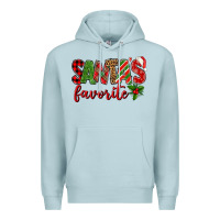 Blue Mist Santa's Favorite Premium Hoodie - BundleAndBundleShop