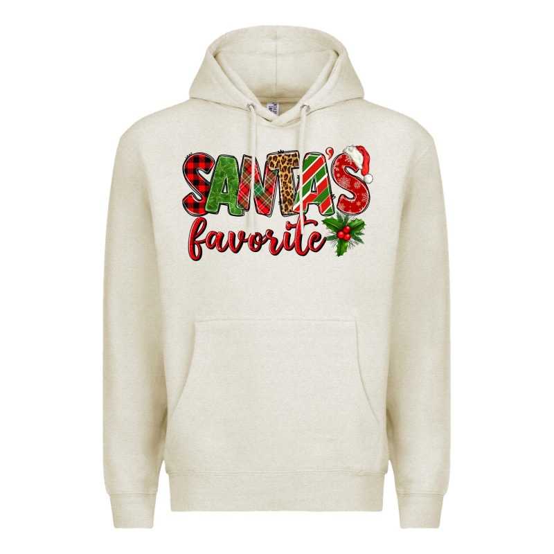 Santa's Favorite Premium Hoodie by BundleAndBundleShop | Teevron