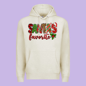 Santa's Favorite Premium Hoodie Designed By Bundleandbundleshop