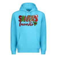 Ocean Blue Santa's Favorite Premium Hoodie - BundleAndBundleShop