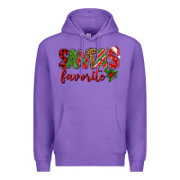 Purple Santa's Favorite Premium Hoodie - BundleAndBundleShop