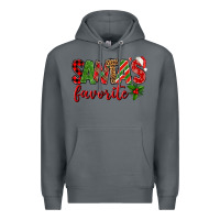 Rock Santa's Favorite Premium Hoodie - BundleAndBundleShop