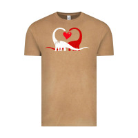Vintage Camel funny hearts love dinosaur valentine s day gift boys girls Vintage Tee - minhPixels