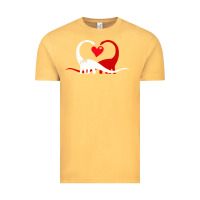 Funny Hearts Love Dinosaur Valentine S Day Gift Boys Girls Vintage Tee | Teevron