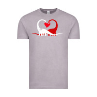 Vintage Zinc funny hearts love dinosaur valentine s day gift boys girls Vintage Tee - minhPixels