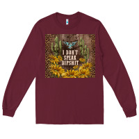 Burgundy i don't speak dipshit Long Sleeve Tee - TumblerDesignByShophia
