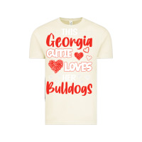 Vintage Arctic this georgia cutie loves her bulldogs fun football Vintage Tee - minhPixels