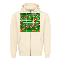 Sandshell american football megaphone and game seamless pattern Zipper Hoodie - BundleAndBundleShop