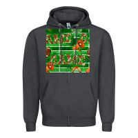 Smoke american football megaphone and game seamless pattern Zipper Hoodie - BundleAndBundleShop