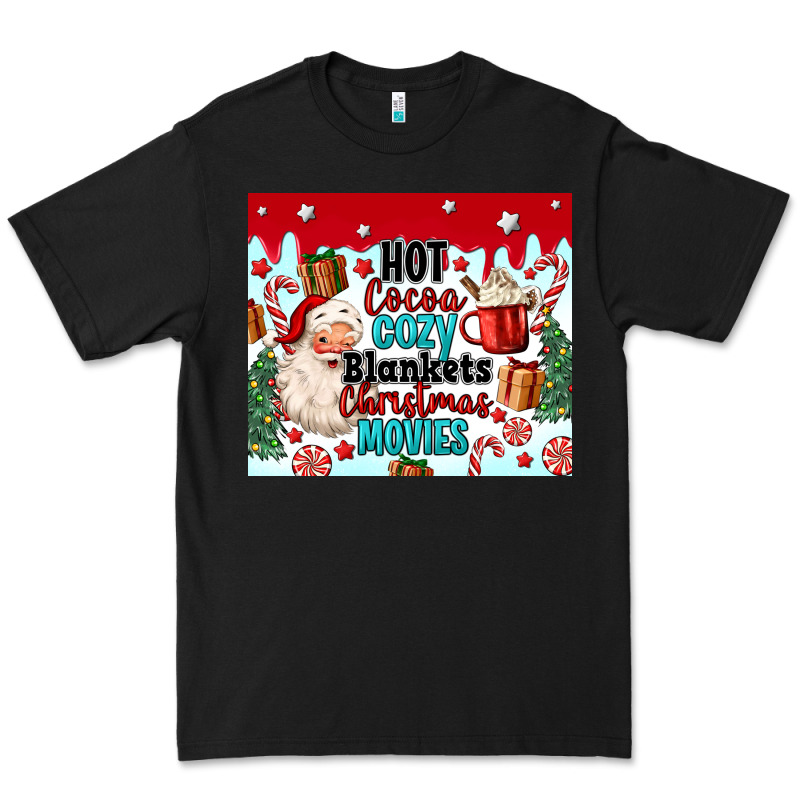 Hot Cocoa Cozy Blankets Christmas Movies Tumbler Premium Tee by MaliasSmallBusiness | Teevron